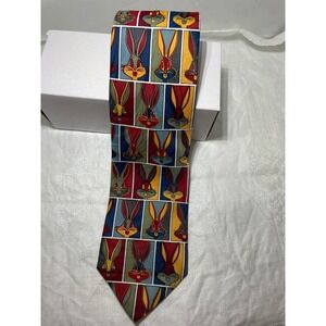 Looney Tunes Bugs Bunny Necktie Balancine Warner Bros 1994 Cartoon Tie
